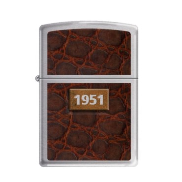 Zippo 1951 Vintage Leather Design Lighter - ZP200-008592