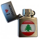 Zippo I Love Lebanon Design Lighter - ZP205-412704