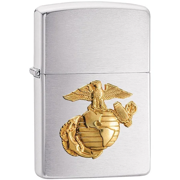 Zippo Brushed Chrome Unisex Lighter - ZP280MAR