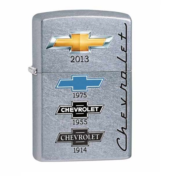 Zippo Chevy Timeline Street Chrome Lighter - ZP28846