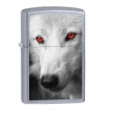 Zippo Wolf with Red Eyes Print Lighter - ZP28877