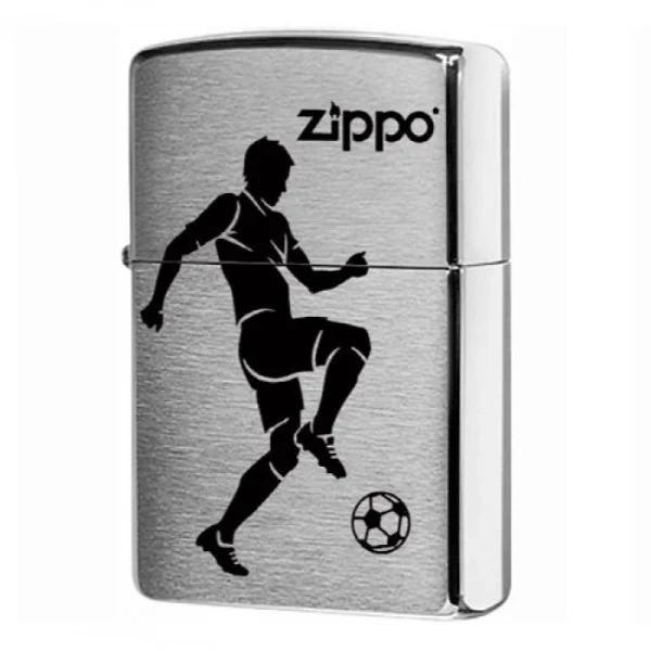 Zippo Soccer Player Silver Lighter - ZP29201