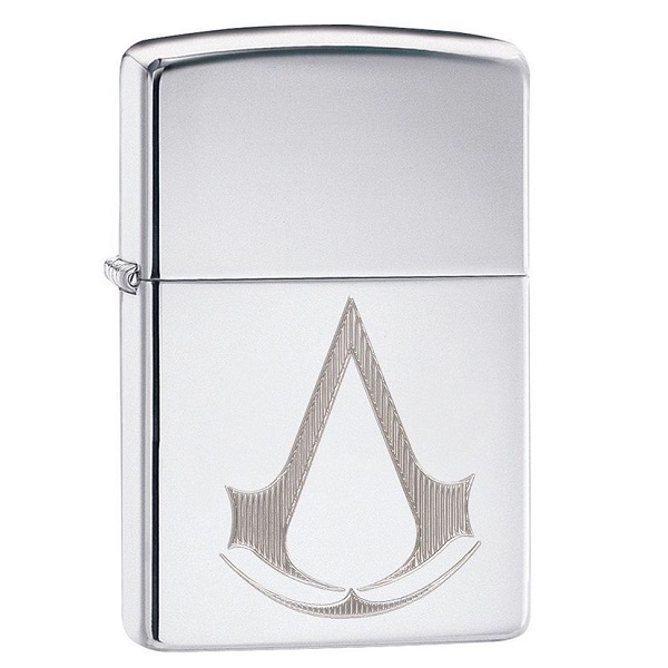 Zippo Assassins Creed Lighter, Silver - ZP29486