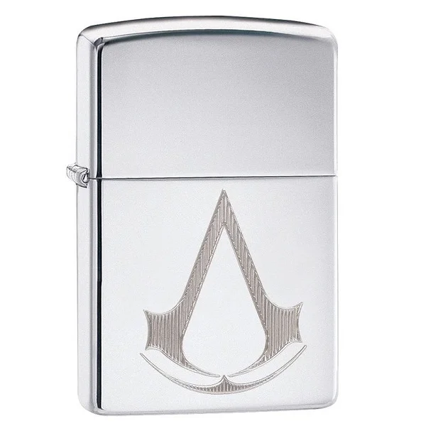 Zippo Assassins Creed Lighter, Silver - ZP29486