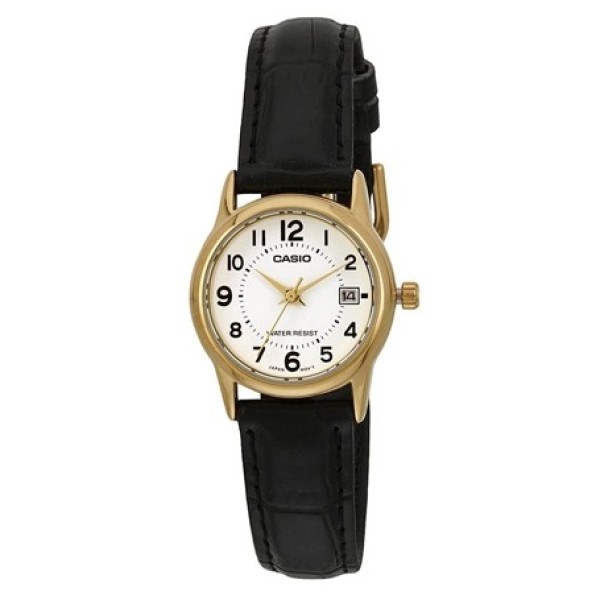 Casio Women's Analog Leather Watch - LTP-V002GL-7BUDF