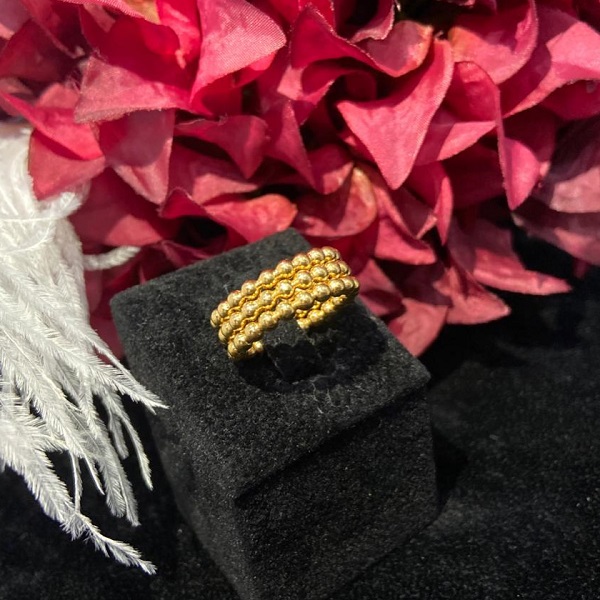 GB 21K Yellow Gold Ring, 4.26g