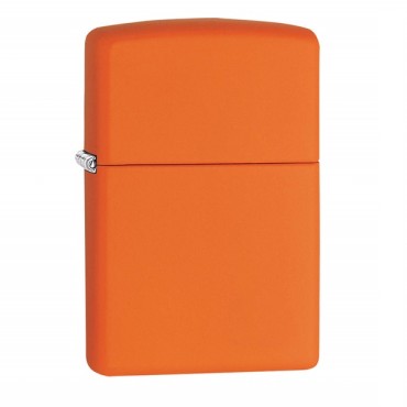 Zippo Orange Matte Lighter - ZP231